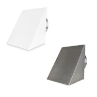 Außenluftgitter 2,0 - Mit Haube In Edelstahl Und Weiß 4 Außenluftgitter 2,0 - Mit Haube In Edelstahl Und Weiß – Bild 4