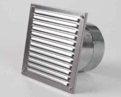 Außenluftgitter 23 Cm X 23 Cm Mit Stutzen 4 Außenluftgitter 23 Cm X 23 Cm Mit Stutzen – Bild 4