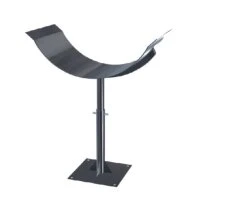 Bodenstütze Für Einwandige Edelstahlrohre Teleskopierbar 3 Bodenstütze Für Einwandige Edelstahlrohre Teleskopierbar – Bild 3