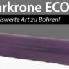 Diamant Bohrkrone ECO Lila Gelötet. Anschluss: 1¼“ UNC Nutzlänge: 400 Mm