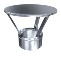 Edelstahlschornstein Einsteck Regenhaube Regenhut DW Premium