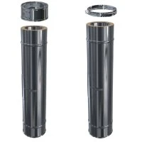 Edelstahlschornstein Längenelement DW Mit Revision ( Reinigung ) 3 Edelstahlschornstein Längenelement DW Mit Revision ( Reinigung ) – Bild 3