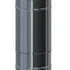 Edelstahlschornstein Längenelement DW Justierelement 370 - 500 Mm