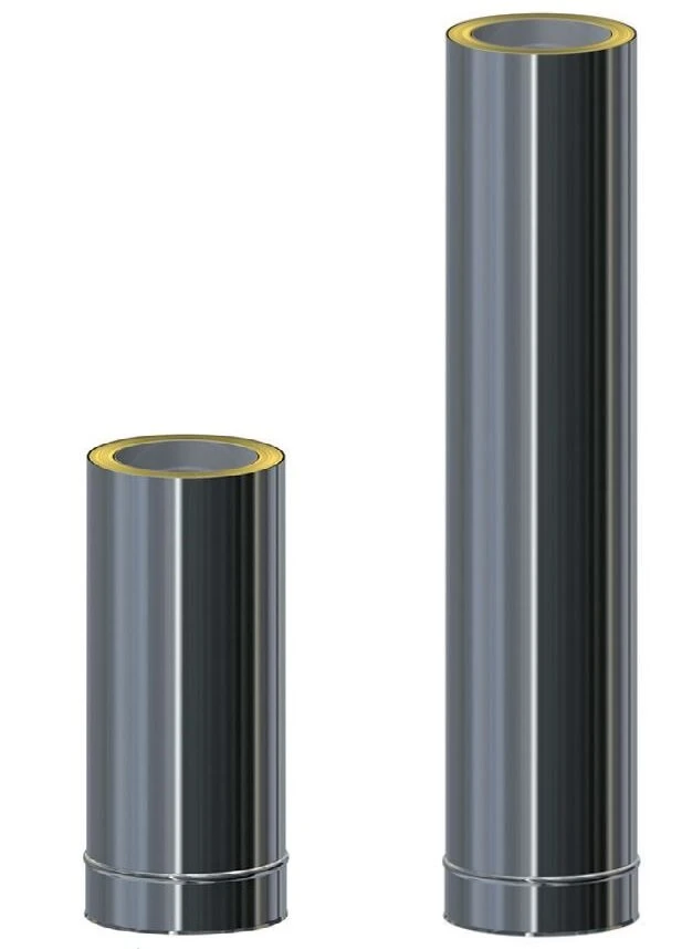 Edelstahlschornstein Längenelement Frei Kürzbar 1 Edelstahlschornstein Längenelement Frei Kürzbar