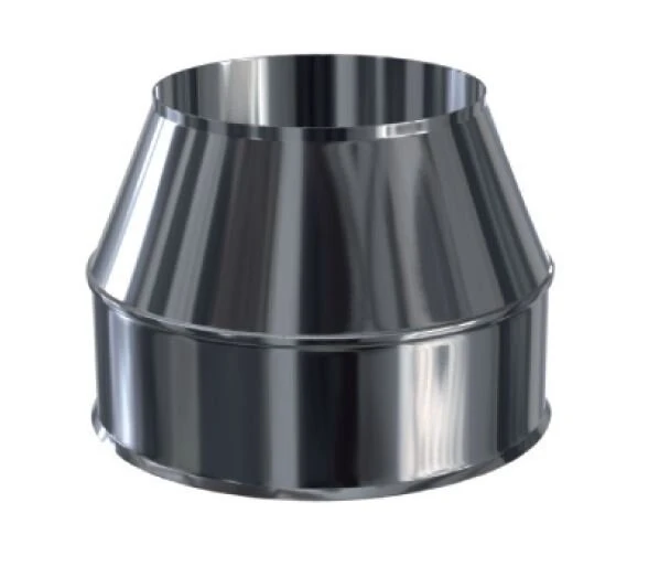 Edelstahlschornstein Mündungsabschluss DW Konisch Premium 1 Edelstahlschornstein Mündungsabschluss DW Konisch Premium