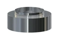 Edelstahlschornstein Mündungsabschluss DW Flach Standard