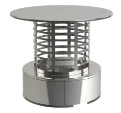 Edelstahlschornstein Regenhaube Regenhut DW Mit Funkenschutz