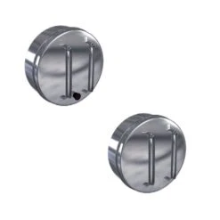 Edelstahlschornstein Verschlussdeckel Mit Handgriff Für DW T-Anschluß