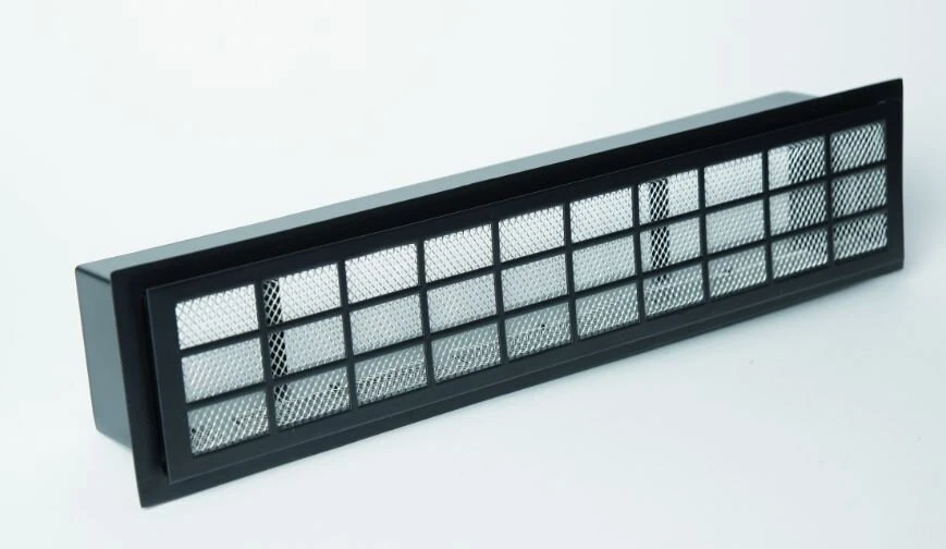 Gitter Aktive Hinterlüftung 33cm,schwarz 1 Gitter Aktive Hinterlüftung 33cm,schwarz