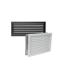 Kaltluftgitter 45 Cm X 23 Cm Standard / Putzbündig / Blende Edelstahl Matt 3 Kaltluftgitter 45 Cm X 23 Cm Standard / Putzbündig / Blende Edelstahl Matt – Bild 3