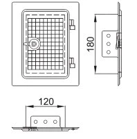 Kamin Schornstein Edelstahlgittertür 5 Kamin Schornstein Edelstahlgittertür – Bild 5