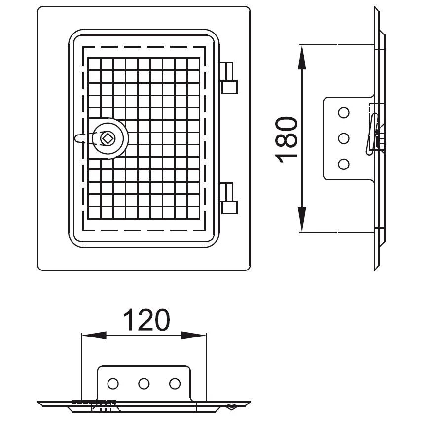 Kamin Schornstein Edelstahlgittertür 2 Kamin Schornstein Edelstahlgittertür – Bild 2