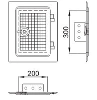Kamin Schornstein Edelstahlgittertür 6 Kamin Schornstein Edelstahlgittertür – Bild 6