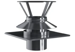 Kamin. - Schornsteinsanierung Schachtabdeckung Kombielement DN 120 Mm