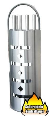 Kaminbesteck Edelstahl 4-teilig Kamingarnitur