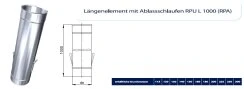 Kamin. - Schornsteinsanierung Längenelement Mit Ablassschlaufen L 1000 Mm DN 150 Mm 4 Kamin. - Schornsteinsanierung Längenelement Mit Ablassschlaufen L 1000 Mm DN 150 Mm – Bild 4