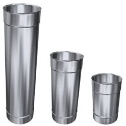 Kamin. - Schornsteinsanierung Längenelemente DN 180 Mm