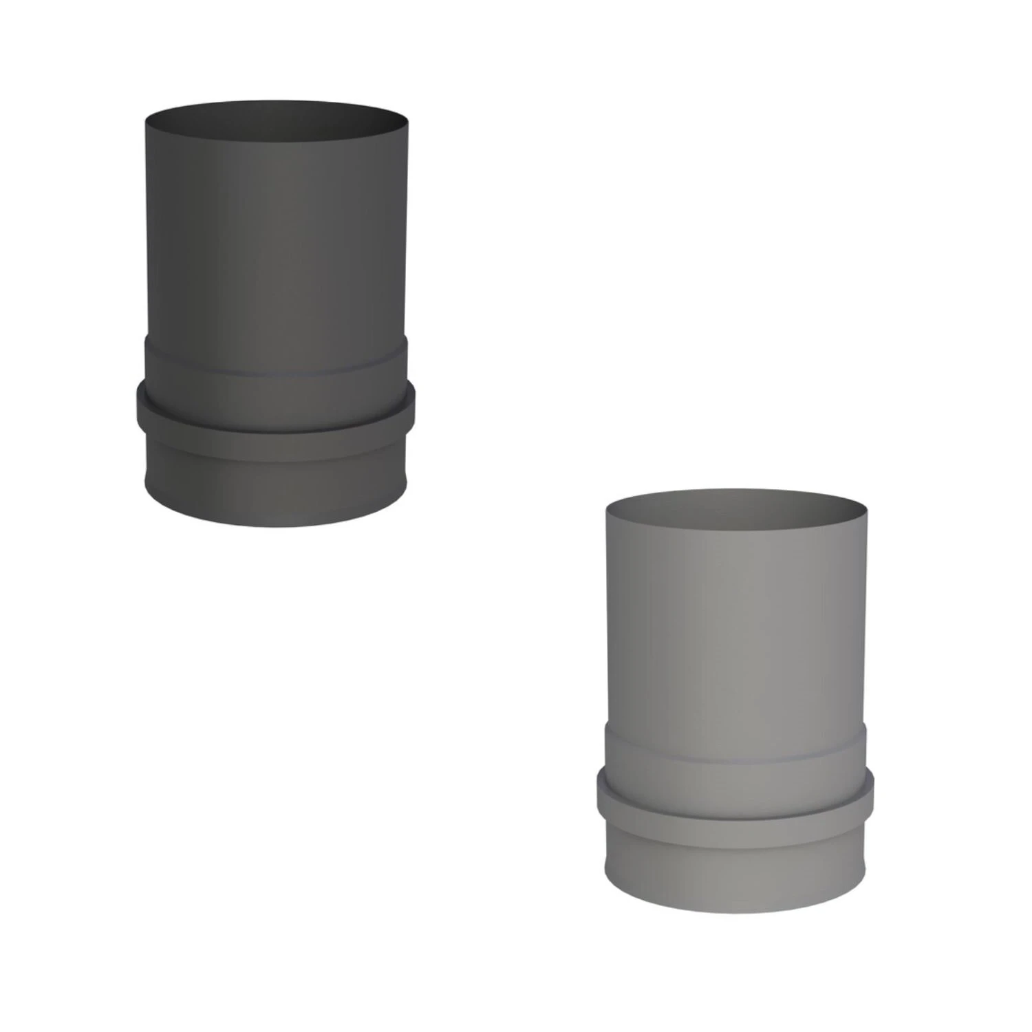 Pelletrohr Ø 100 Mm Kesselanschluß Mit Doppelmuffe Edelstahl / Standard 1 Pelletrohr Ø 100 Mm Kesselanschluß Mit Doppelmuffe Edelstahl / Standard