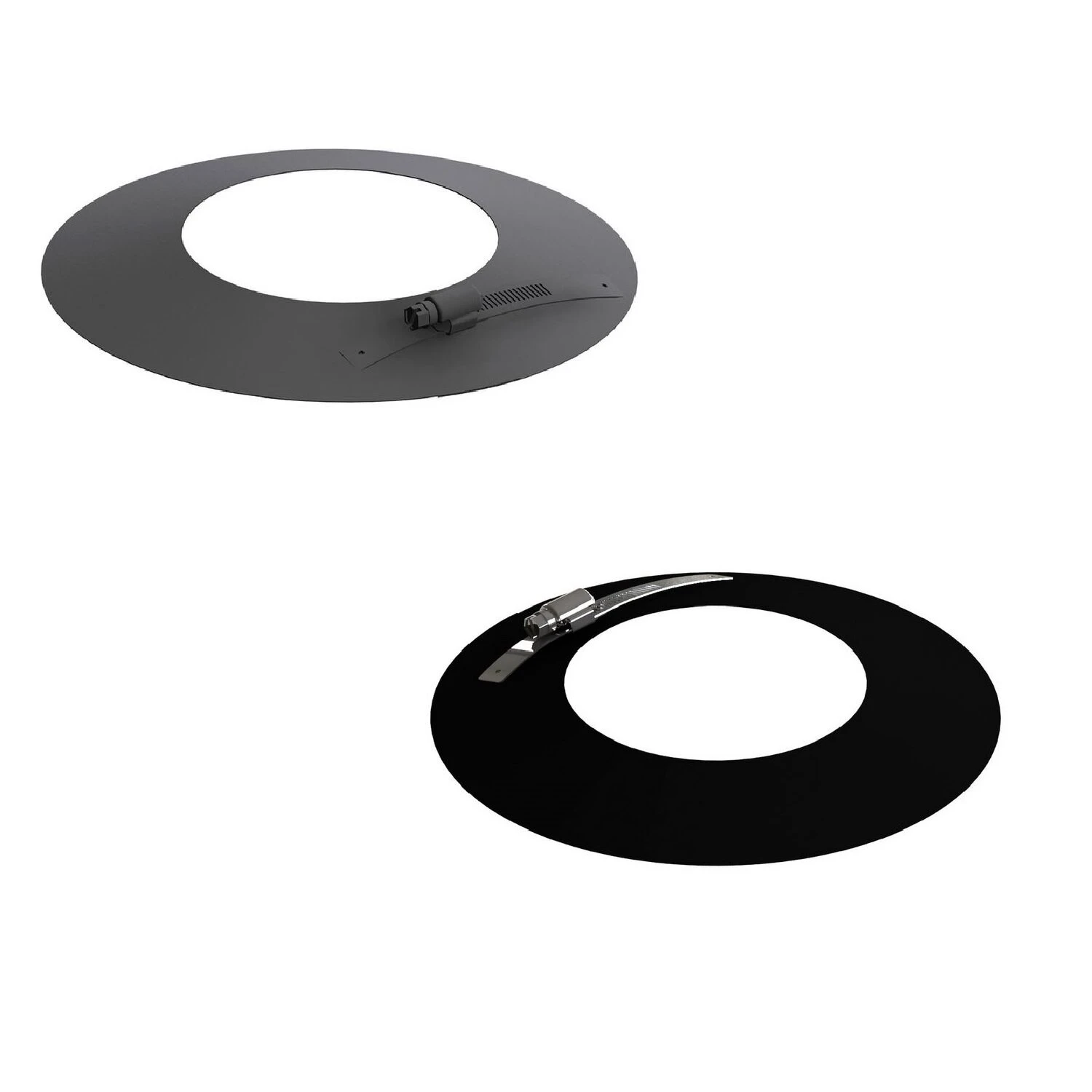 Pelletrohr Ø 100 Mm Wandrosette Edelstahl / Stahl 1 Pelletrohr Ø 100 Mm Wandrosette Edelstahl / Stahl