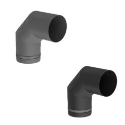 Pelletrohr Ø 100 Mm Winkel Bögen Edelstahl / Stahl