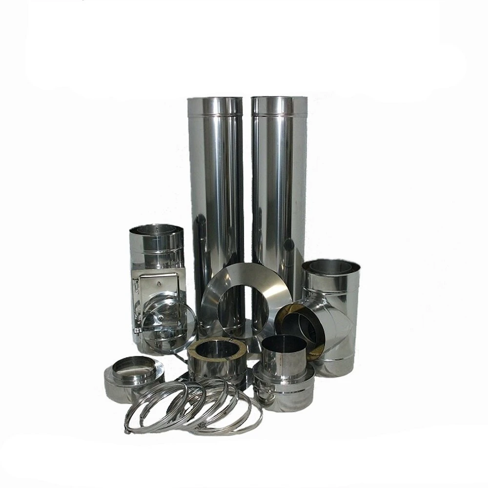 Edelstahlschornstein Bausatz Doppelwandig DW 150 Höhe 3,2 - 9,7 M 1 Edelstahlschornstein Bausatz Doppelwandig DW 150 Höhe 3,2 - 9,7 M