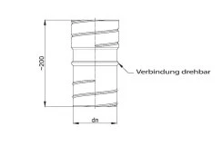 Schornstein Flexrohr Einl.- & Doppellagiger Adapter Verbindungsstück Flex- Flex 5 Schornstein Flexrohr Einl.- & Doppellagiger Adapter Verbindungsstück Flex- Flex – Bild 5