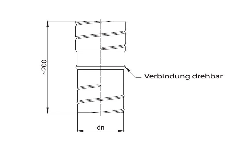Schornstein Flexrohr Einl.- & Doppellagiger Adapter Verbindungsstück Flex- Flex 2 Schornstein Flexrohr Einl.- & Doppellagiger Adapter Verbindungsstück Flex- Flex – Bild 2