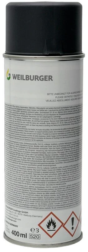 Senotherm Ofen - Lack Guss/grau 400 Ml Hitzebeständig - 500°C 2 Senotherm Ofen - Lack Guss/grau 400 Ml Hitzebeständig - 500°C – Bild 2