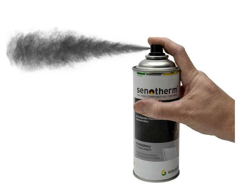 Senotherm Ofen - Lack Guss/grau 400 Ml Hitzebeständig - 500°C 4 Senotherm Ofen - Lack Guss/grau 400 Ml Hitzebeständig - 500°C – Bild 4