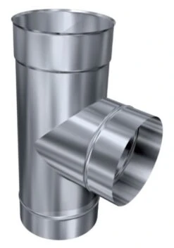 Kamin. - Schornsteinsanierung T-Stück 90 Grad DN 113 Mm