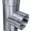 Kamin. - Schornsteinsanierung T-Stück 90 Grad DN 130 Mm