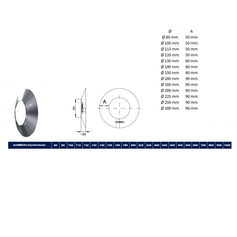 Kamin. - Schornsteinsanierung Wandblende DN 200 Mm 2 Kamin. - Schornsteinsanierung Wandblende DN 200 Mm – Bild 2