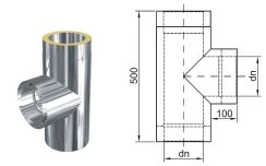 ZEN-Schornstein Feuerrungsanschluß (T-Stück) 4 ZEN-Schornstein Feuerrungsanschluß (T-Stück) – Bild 4