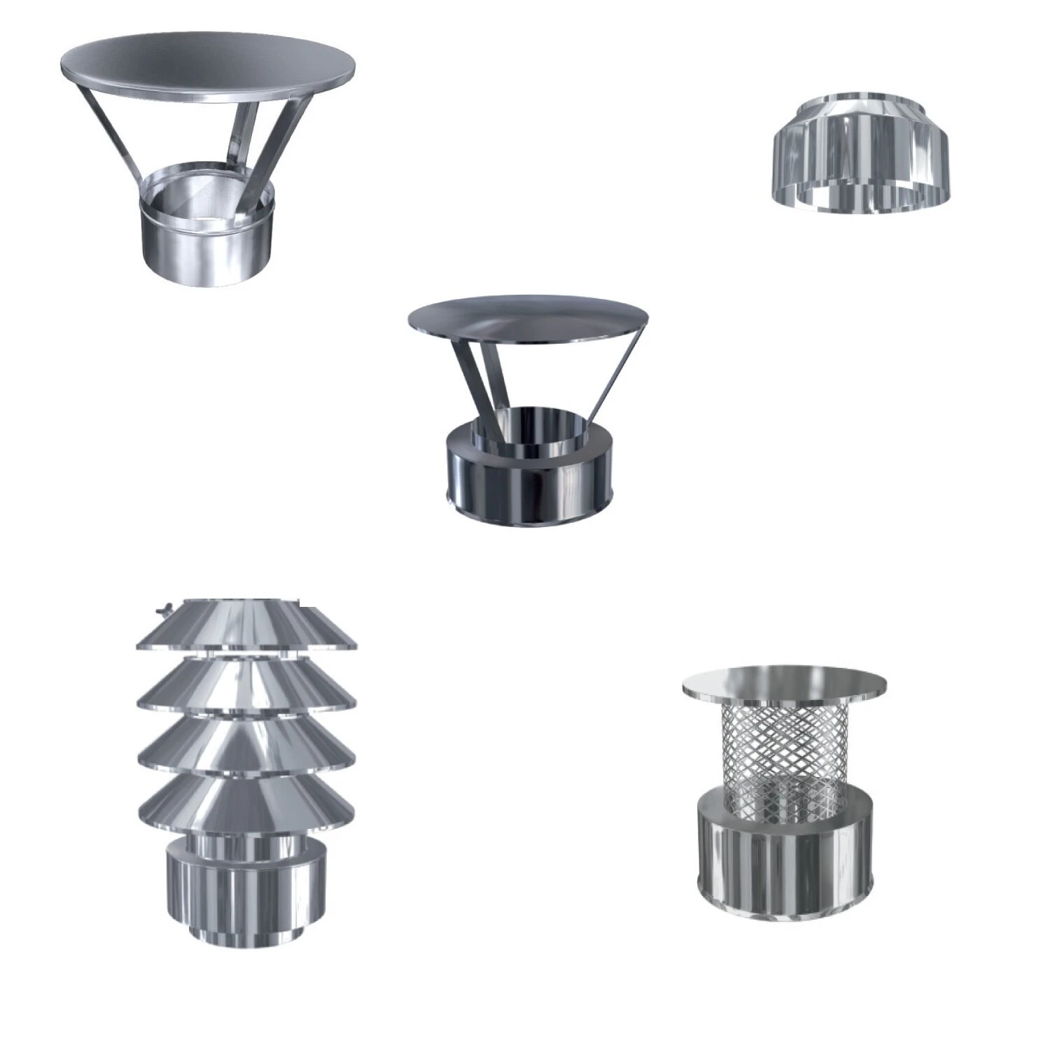 ZEN-Schornstein Regenhauben - Mündungsabschluss - Funkenschutz 1 ZEN-Schornstein Regenhauben - Mündungsabschluss - Funkenschutz