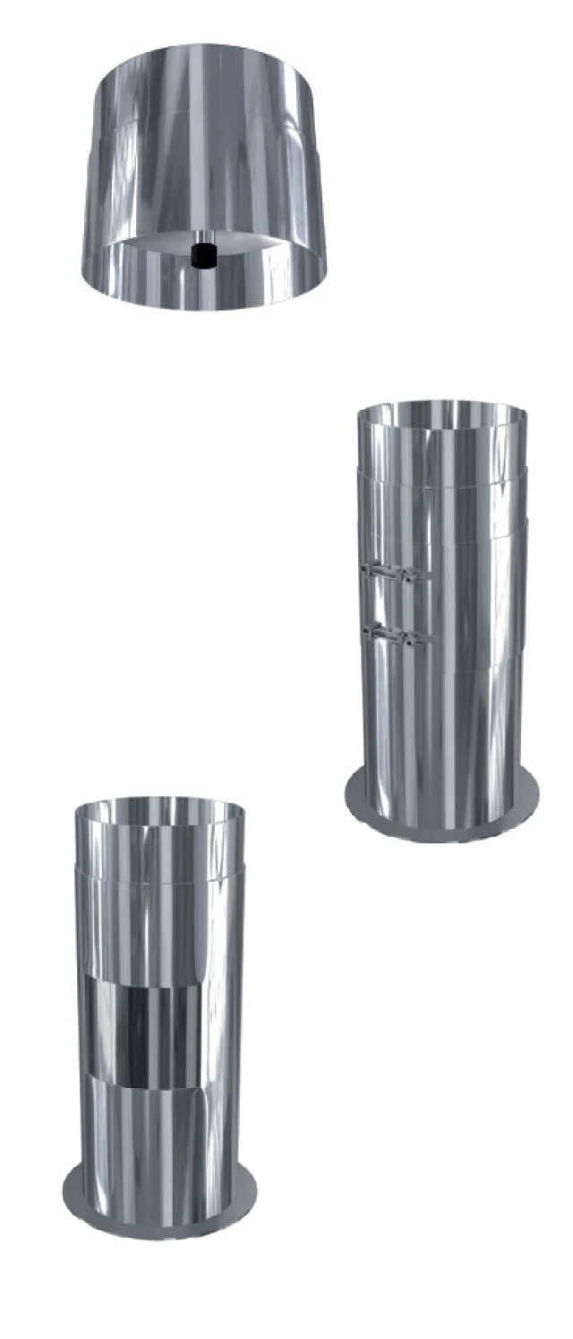 ZEN-Schornstein Standfuß Inkl. Reinigung Und Kondensatablauf Unten 1 ZEN-Schornstein Standfuß Inkl. Reinigung Und Kondensatablauf Unten