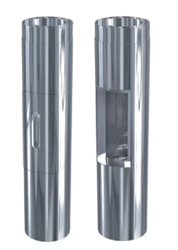 ZEN-Schornstein Starterrohr Für Ofen Anschlußstutzen L 1000 Mm 1 ZEN-Schornstein Starterrohr Für Ofen Anschlußstutzen L 1000 Mm