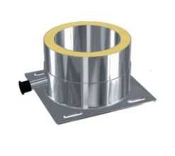 ZEN-Schornstein Universal Grundplatte Mit Kondensatablauf